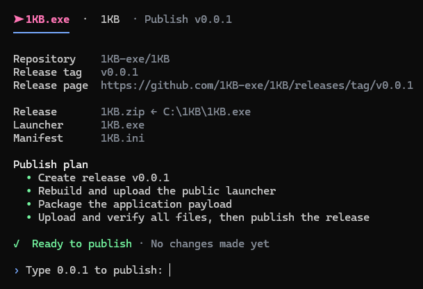 1KB.exe self-updating launcher
